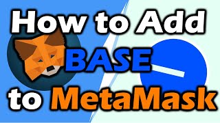 How to add BASE to MetaMask Wallet  Step by Step [upl. by Natfa230]