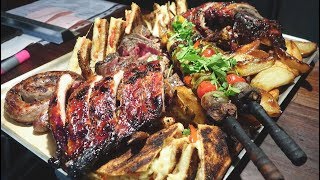 Huge Platters of Meat from South African Cuisine Tasted in London Plus Mussels Shells and More [upl. by Beach]