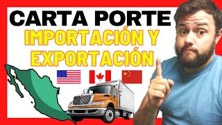 Carta Porte 2024 ▶Importación y Exportación MIRA como se hace [upl. by Sharl248]