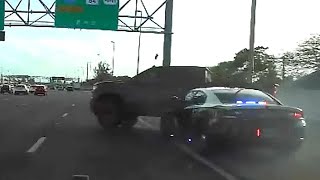 MOST BRUTAL chase Ive ever seen High  Speed Police Chases 2024 [upl. by Neddra752]