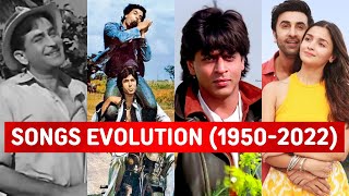 Evolution Of Hindi Film Songs1950  2022  Most Popular Bollywood Songs Each Year  ADV Creations [upl. by Lenoel513]