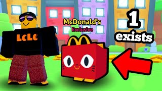 i FLEW to ASIA for McDonalds Pet Sim HAPPY MEAL EASY QR CODE Pet [upl. by Chap]