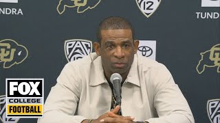 Postgame Interview Deion Sanders speaks on Colorados frustrating loss to No 23 UCLA  CFB on FOX [upl. by Litsyrk83]