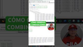 Cómo generar COMBINACIONES con MACRO en EXCEL [upl. by Ranite]