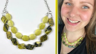 For Beginners Tutorial Multi Strand Necklace Easier to Make Than You Think [upl. by Festa]