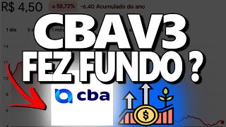 CBAV3 BOM PREÇO TETO DIVIDENDOS ESTÁVEIS E BAIXO ESTOQUE DE ALUMÍNIO HORA DE INVESTIR EM CBA [upl. by Sorci]