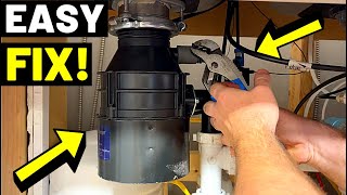 GARBAGE DISPOSAL NOT WORKING Try These Easy Fixes 3 Sink Disposal RepairsMore Tips  Tricks [upl. by Leiria]