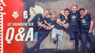 G2 Rainbow Six Siege QampA [upl. by Amsa]