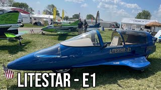 All Electric Jet Like Vehicle With 200 Miles Range  Litestar [upl. by Kaleb]