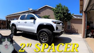 20232024 ColoradoCanyon with 2 inch spacers vs stock Pt1 [upl. by Mcdermott]