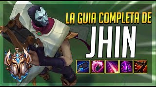 GUIA DE JHIN ADC  TEMPORADA 9  COMBOS CANCELACIONES TRUCOS RUNAS OBJETOS  TODO SOBRE JHIN [upl. by Ikram362]