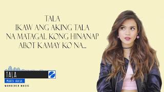 Maris Racal  Tala Lyrics Video HD [upl. by Leanne]