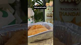 Holi Special Combo 😍 Faasos foodreview thandai gujiya wrap foodshorts foodie [upl. by Mccord]