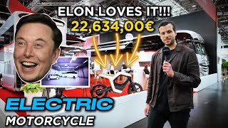 Novus Electric Motorcycle  ELON LOVES IT  Düsseldorf Caravan Salon 2024 [upl. by Nesto517]