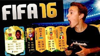 FIFA 16 PACK OPENING SIMULATOR  PELE IN A PACK amp MORE [upl. by Llerdnam]