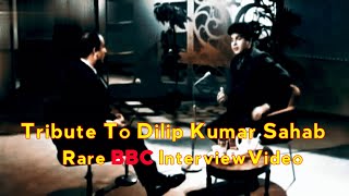 Tribute to iconic Dilip Kumar Sahab on his death anniversary  BBC [upl. by Yrred]