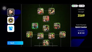 Facing Team Overall Rating 3169 in PVP Efootball Mobile 2025 [upl. by Llen]