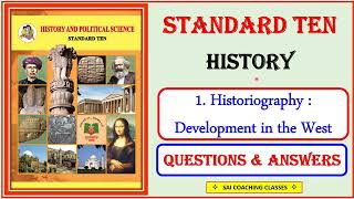 Class 10  History Chapter No1 Historiography  Development in the West  Question amp Answers [upl. by Kenn]