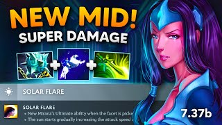 Malrine MIRANA Mid  Patch 737b  Full Gameplay Dota Class [upl. by Acenahs]