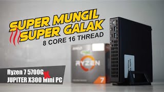 Super Mungil Super Galak Ryzen 7 5700G PC Build  ASRock Jupiter X300 [upl. by Teerprug]