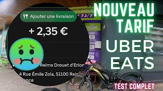 NOUVEAU TARIF UBER EATS TEST COMPLET 🤢 [upl. by Erastatus491]