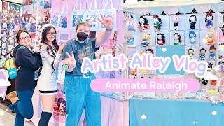 Artist Alley Vlog 37 Animate Raleigh 2023 [upl. by Aseefan]