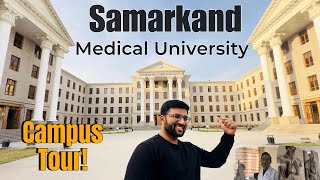 Samarkand state medical university  campus tour  Akash Saini [upl. by Eillah380]