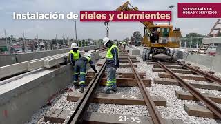 Avanzamos con la renivelación de la cabecera sur de la terminal Pantitlán de la L9 del Metro [upl. by Gerrard924]