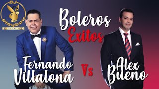 ALEX BUENO VS FERNANDO VILLALONA EN BOLEROS EXITOSALGO ESPECIAL👑 [upl. by Notyalk939]