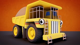 GIANT Trucks For Kids  Geckos Garage  Educational Videos For Toddlers  Cartoons For Kids [upl. by Mackay580]