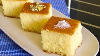 Semolina Cake  Basbousa  Easy Rava Cake Recipe [upl. by Lona]