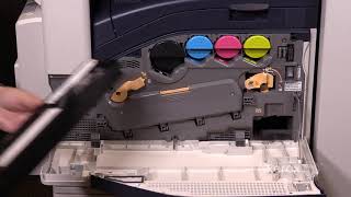 Xerox® AltaLink® C8070 Family Replacing the Waste Toner Container No Audio [upl. by Otipaga210]