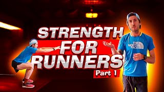 Strength For Runners  Beginners 16min Bodyweight Workout Workout 1 [upl. by Airoled688]