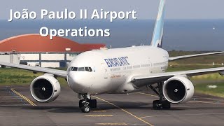 Arrivals amp Departures at Ponta Delgada Airport SMiguel Azores LPPD [upl. by Shae71]