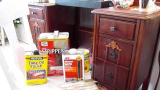 How to refinish your antique vanityfurniture [upl. by Elletnahc658]