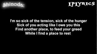 Linkin Park  A Place For My Head Lyrics on screen HD [upl. by Medardas929]