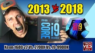 Xeon 1680 v2 Vs 2700X Vs i99900K  Gaming Benchmarks  Part 13 [upl. by Enawtna]