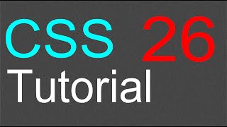 CSS Tutorial for Beginners  26  The DIV element [upl. by Aerdnaz772]