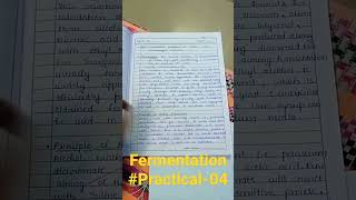 Fermentation Practical04Fermentative Production of Ethanol Using Saccharomyces Cerevisiae✍️ [upl. by Archy]