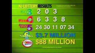 NJ Lottery Results with AI voiceovers [upl. by Adnicaj]