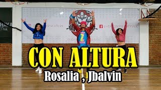 Con Altura  Rosalia  J Balvin Choreography  zumba  Carlos Safary [upl. by Ewold]