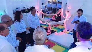 Inauguración de la cámara de estimulación multisensorial y tanque hidroterapeutico  CREE [upl. by Aciraa]