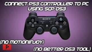 How To Connect PS3 Controller to PC Using SCP DS3 Drivers No Motioninjoy or Better DS3 Tool [upl. by Annatsirhc]