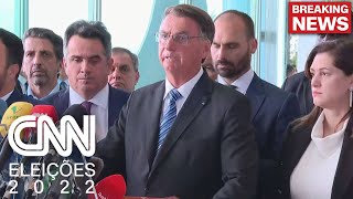 Bolsonaro fala pela primeira vez após derrota nas eleições veja íntegra  CNN 360° [upl. by Nomde]