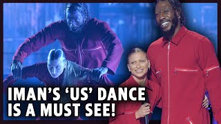 Iman Shumpert SHOCKS Everybody with Creepy US Contemporary Dance on DWTS [upl. by Aicirtac]