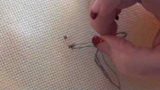 Half Stitch on Aida Fabric  Julies Cross Stitch Tips [upl. by Lokcin]