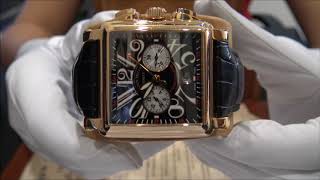 Franck Muller Chrono Conquistador Cortez Rose Gold  WatchesGMT [upl. by Quinton]