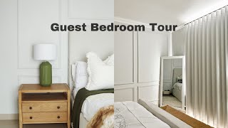 Guest Bedroom Tour  Guest Bedroom Makeover Reveal [upl. by Denman]