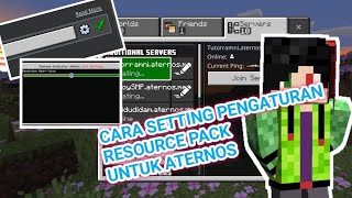 CARA SETTING PENGATURAN RESOURCE PACK ATERNOS [upl. by Clintock]