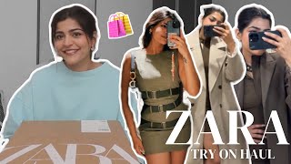 ZARA Unboxing amp Try On Haul🛍️✨ [upl. by Keating]